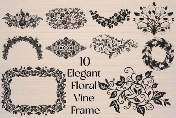 Download Vintage Floral Wreath - Vintage floral wreath Collection