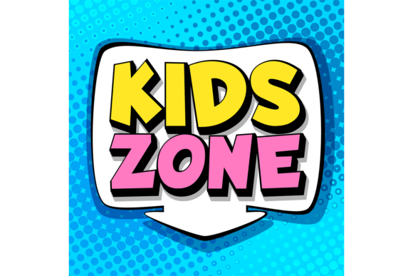 Download Kids Zone. Symbol of Playroom in School - Premium Resources