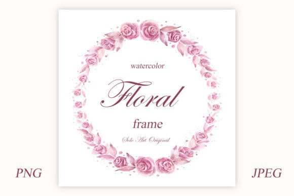 Download Vintage Floral Wreath Pink Flowers - Vintage floral wreath Collection